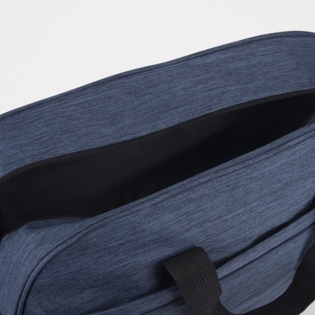 Sports bag with lightning, external pocket, long belt, blue color-3