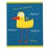 Notebook of 48 sheets in the “Ducks” cage, cover of chrome-erzatz, block No. 2 (gray sheets), mix 5 types