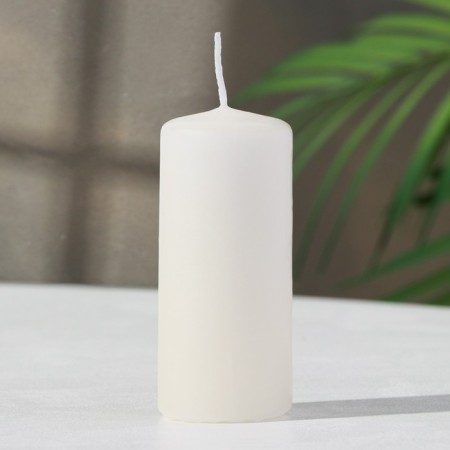 Candle - cylinder, 4x9 cm, 11 hours, 90 g, ivory