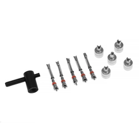 Set of motorists No. 3, 5 caps, metal, 5 long -lasting spools, key