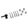 Set of motorists No. 3, 5 caps, metal, 5 long -lasting spools, key