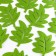 Adhesive -based felt decor, set 20 pcs., Size 1 pc. - 14.5 × 16 cm, green color