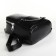 Women's backpack on lightning, black color