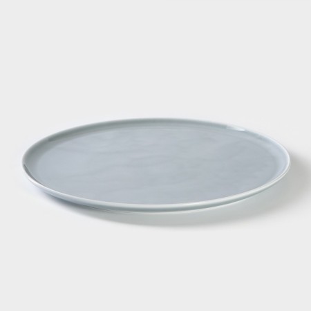 Porcelain dish for pizza "Watercolor", d = 32 cm, color gray color-1