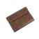 Passport cover on the button, brown color