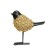 Decorative "Bird", 160 × 80 × 150 mm, gold / black color