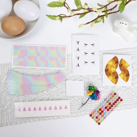 Set for decorating the eggs "Unicorn", 9.8 x 15.3 x 1.1 cm.-1