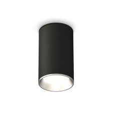 Ambrella Light overhead lamp, XS6323003, MR16 GU5.3 LED 10 watts, black sand, silver