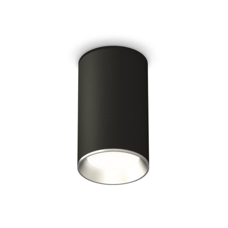 Ambrella Light overhead lamp, XS6323003, MR16 GU5.3 LED 10 watts, black sand, silver