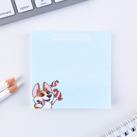 Block of paper with tear -off sheets "Corgi"-2