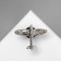 Airplane icon, silver color