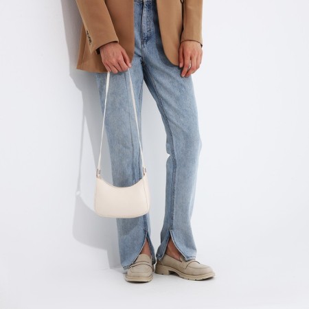 Bag Baget made of artificial leather, 19x15x6.5 cm, white color-10