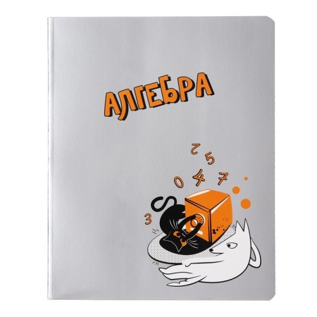 A set of subject notebooks, 48 ​​sheets of 12 objects "dog and cat", cardboard cover, foil embossing, offset unit-9