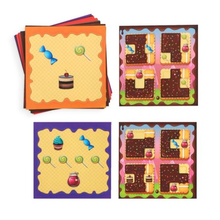 Magnetic head game "Sweet puzzle", 7+-3