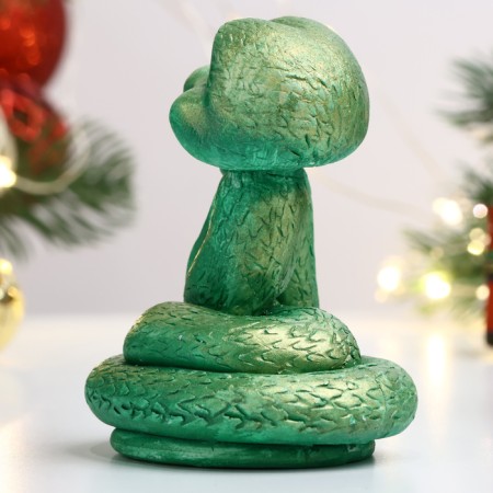 Figure "Snake of Powder" light green, 6x5cm-2