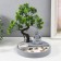 Zen Garden "Buddha by a tree" sand+candle 22.5x17x17 cm