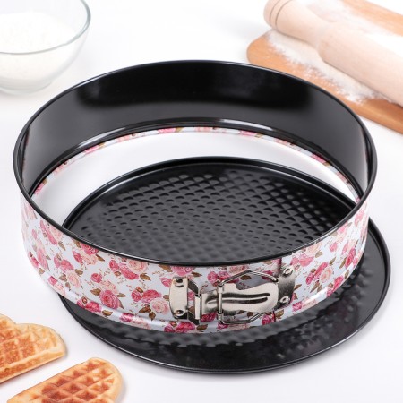Baking uniform detective shade “Bukemik. Circle ", d = 26 cm, anti -stick coating, white color-4