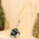 Stainless steel bathhouse, 0.7l, 58 cm, with a wooden handle