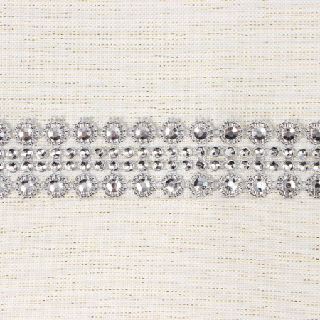 Ethel with rhinestones, 50 x 100 ± 5 cm, milk color, p/e color-5