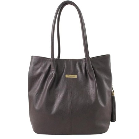 Female bag, lightning department, brown color