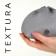 TEXTURA lightning cosmetic bag, gray color
