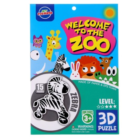 Set for creativity Sector 3d figures "Zebra"-3