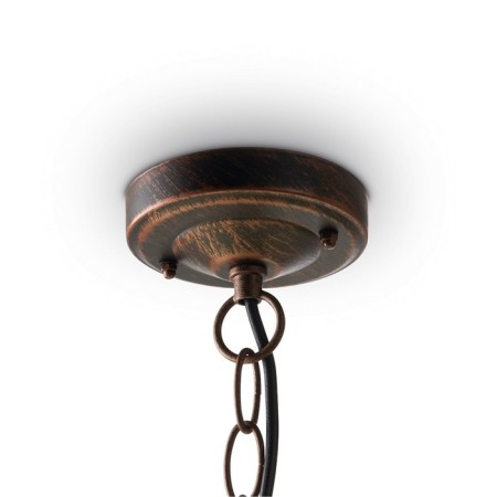 Sadovo-park lamp Feron PL595, IP44, E27, 60 W, 195x195x885 mm, brown color-5