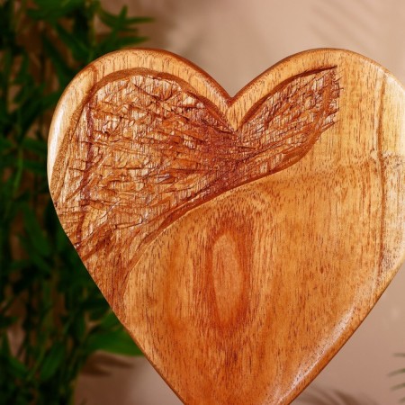 Souvenir "Heart" on the stand, Jampinis 20x10x35 cm-5