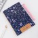 Set "Diary Pattern Flower": A5 diary A5 80 sheets and eco -hand