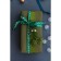Satin tape "Deer", 15 mm, 23 ± 1 m, green color No. 56