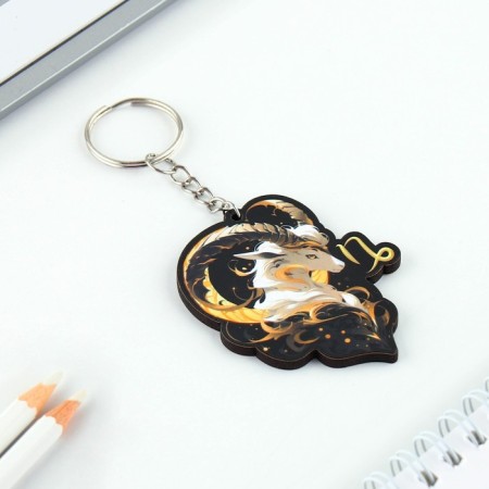 Key keychain "Capricorn", 4.5 x 6 cm-2