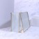 Organizer for storage "Ripples", with a lid, glass, with a mirror -bottom, 1 section, 25 × 17.5 × 8.5 cm, the color is transparent/copper