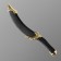Souvenir product Knife Turkish concentrated, gold trim