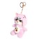 Soft toy "cat", in a purple hood ", 12 cm