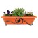 Balcony color stand, 50 × 28 × 18 cm, metal, black