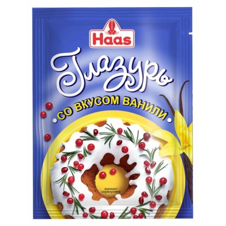 Glaze with vanilla taste, 75 g