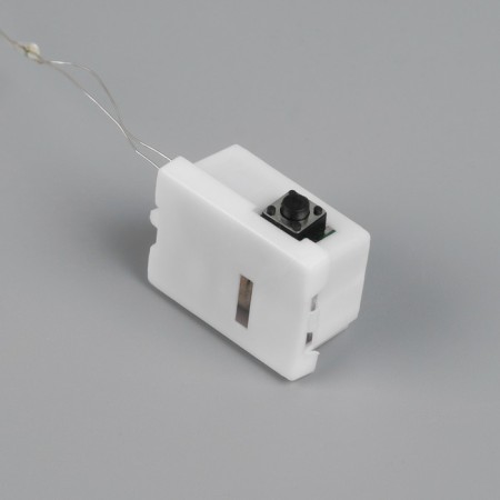 LED Figure "spruce" 30 x13 x13 cm, 10 LED, AG13X3 batteries (included), glow warm white-3