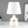 E14 40w 40W white-gold 20x20x33 cm Risalux desktop