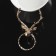 Ring for napkins "Deer", 6.5 × 5 × 10 cm, gold color