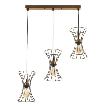 Lamp Bayerlux "Anetta" 3he27 40W gold 16x50x23-123cm