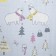 Muslim diaper, “white bears”, size 120x120 cm