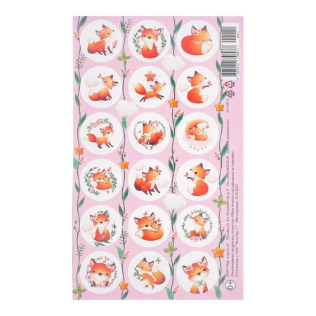 Stickers encouraging "Fox"