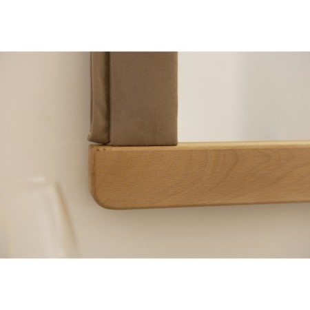 Square mirror "Olympia", 830 × 830 mm, premium velor, color of the okablanca sand-2