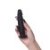 Anal phallimitator A-Toys Arkn, silicone, black color, 14 cm