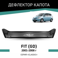 Defly hood deflector for Honda Fit (GD), 2001-2008