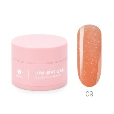 Low -temperature single -phase color gel Adricoco Low Heat, No. 09 Sparking Citrus, 30 ml