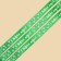 Satin tape “Happy New Year!”, Green, white snowflakes, 2 cm × 5 m