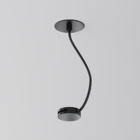Components for textile suspension system Technical tra130RWC-2B, 6.5x6.5x155 cm, black color-1