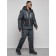 Male winter ski costume, size 56, dark gray color