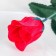 Artificial flowers "rose" 23 cm, red